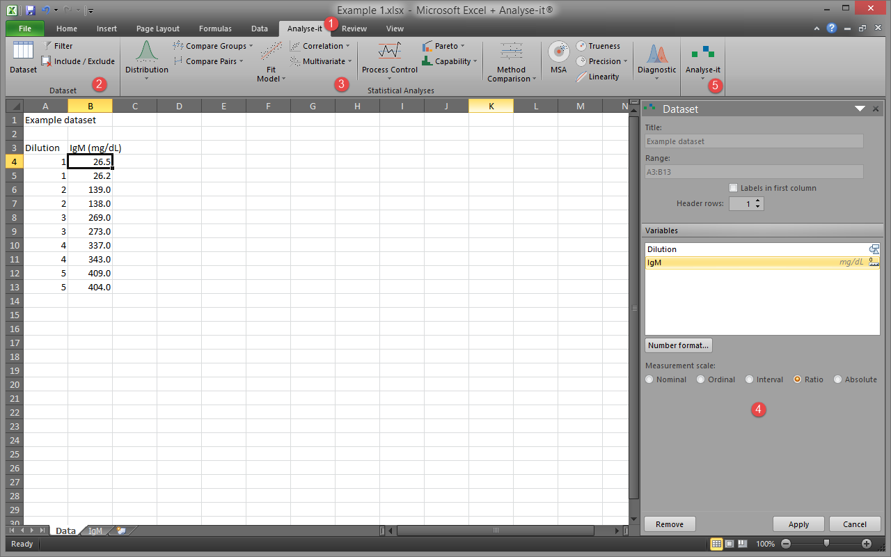 Analyse-it for Microsoft Excel video 